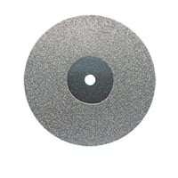 Meisinger 930D-220-HP Multi-Use Diamond Disc, Double Sided, Flexible, Medium Grit, Blue, 22 mm, 0.3 mm Thick, HP Shank, 1/Pk