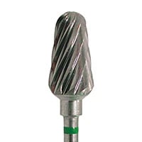Meisinger HM75G-070-HP Lab Carbide Bur, Round End Taper, Plain Cut, Coarse, 7.0 mm, HP, 1 Each