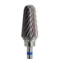 Meisinger HM79-070-HP Lab Carbide Bur, Round End Taper, Plain Cut, Medium, 7.0 mm, HP, 1/Pkg
