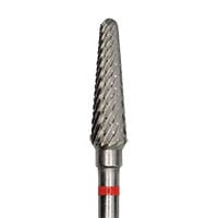 Meisinger Tungsten Carbide Lab Bur, Tapered Round End, Fine Grit, 4.0 mm Diameter, HP Handpiece, HM79FT-040