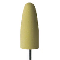 Meisinger Fine Yellow Polisher, HP, Cone Shape, 10mm, Pack of 5, 9573H-100-HP-Y