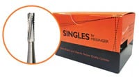 Meisinger Singles Sterile Carbide Bur, FG #1/4 Round, 25/Pk, HM1-005-FG