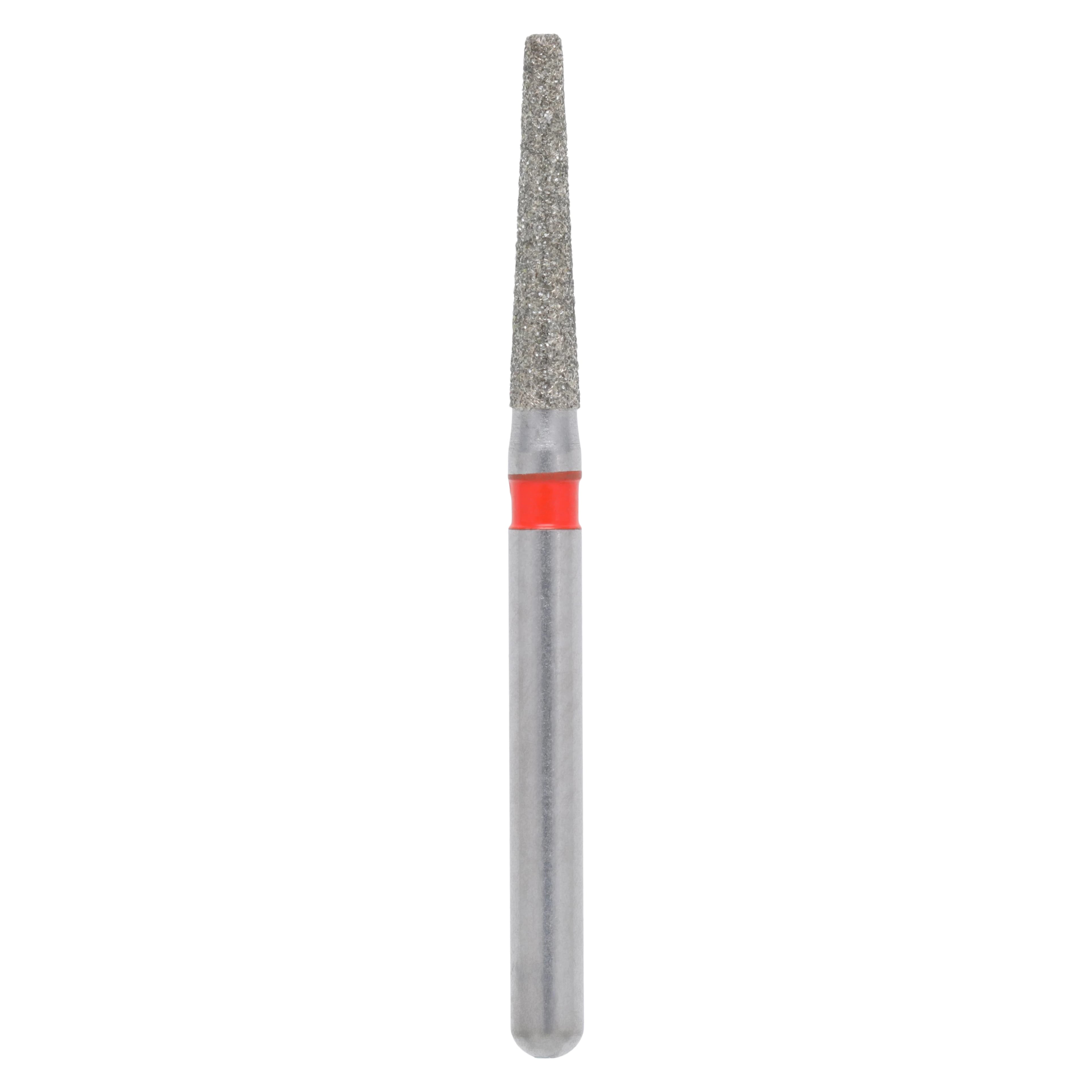 Meisinger Singles Single-Use Sterile Diamond Bur, FG, Modified Flat End Taper, #0816.8F, 1.6 mm, Fine, Red, 25/Pk