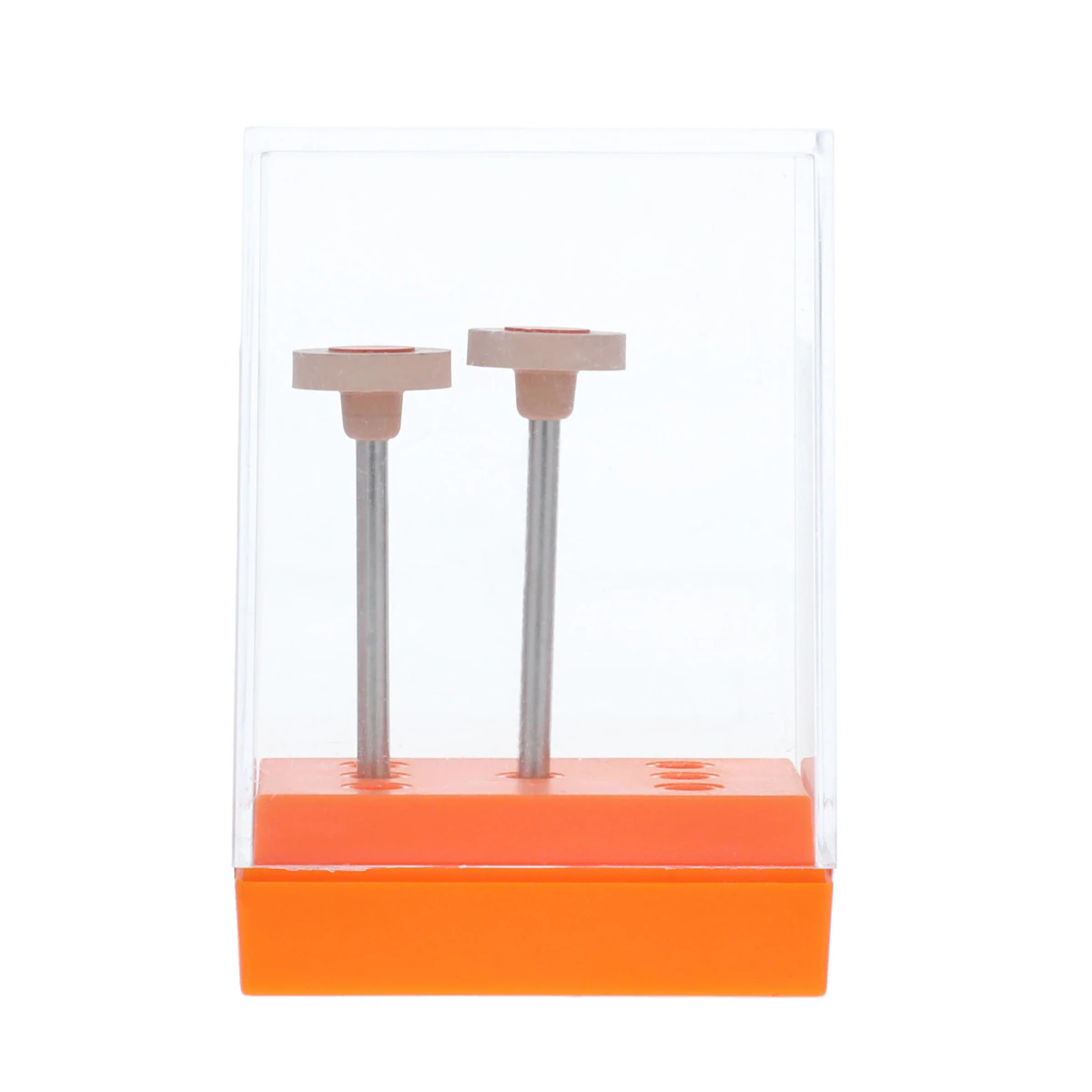 Meisinger DCA11-110-HP-BRN/O Zirconia Polisher Wheel, Brown/Orange, High Shine, 11mm, Handpiece, 2/Pack