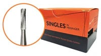 Meisinger SINGLES Sterile Carbide Bur, Round #4, 1.4mm Head, FG Friction Grip, 25/Pk, HM1-014-FG
