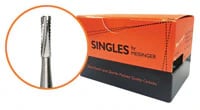 Meisinger Singles Sterile Carbide Bur, FG Friction Grip, Round #8, 2.3 mm Head, 25/Pack, HM1-023-FG