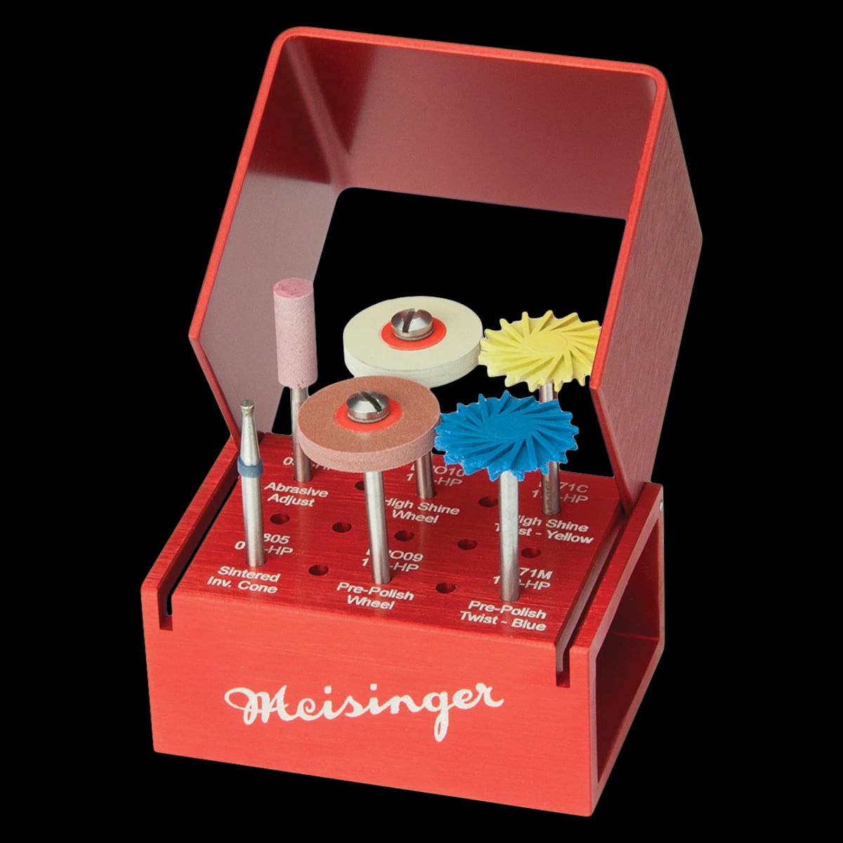 Meisinger Dr. Campbell Extraoral Ceramic Twist Polisher Kit for Silicate Ceramics, GC01