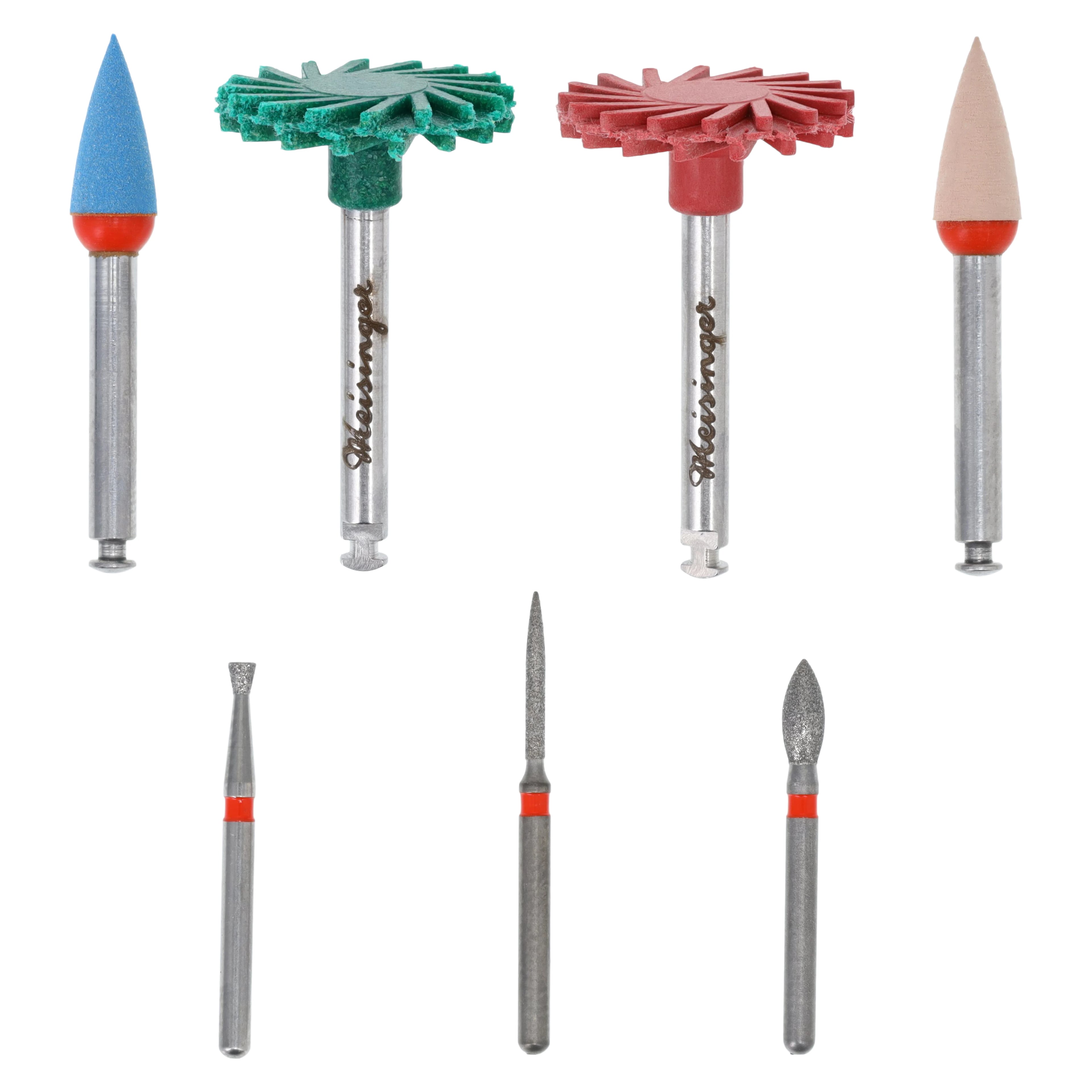 Meisinger Twist Polisher Intraoral Kit for Zirconia, 1.4MM, GC04