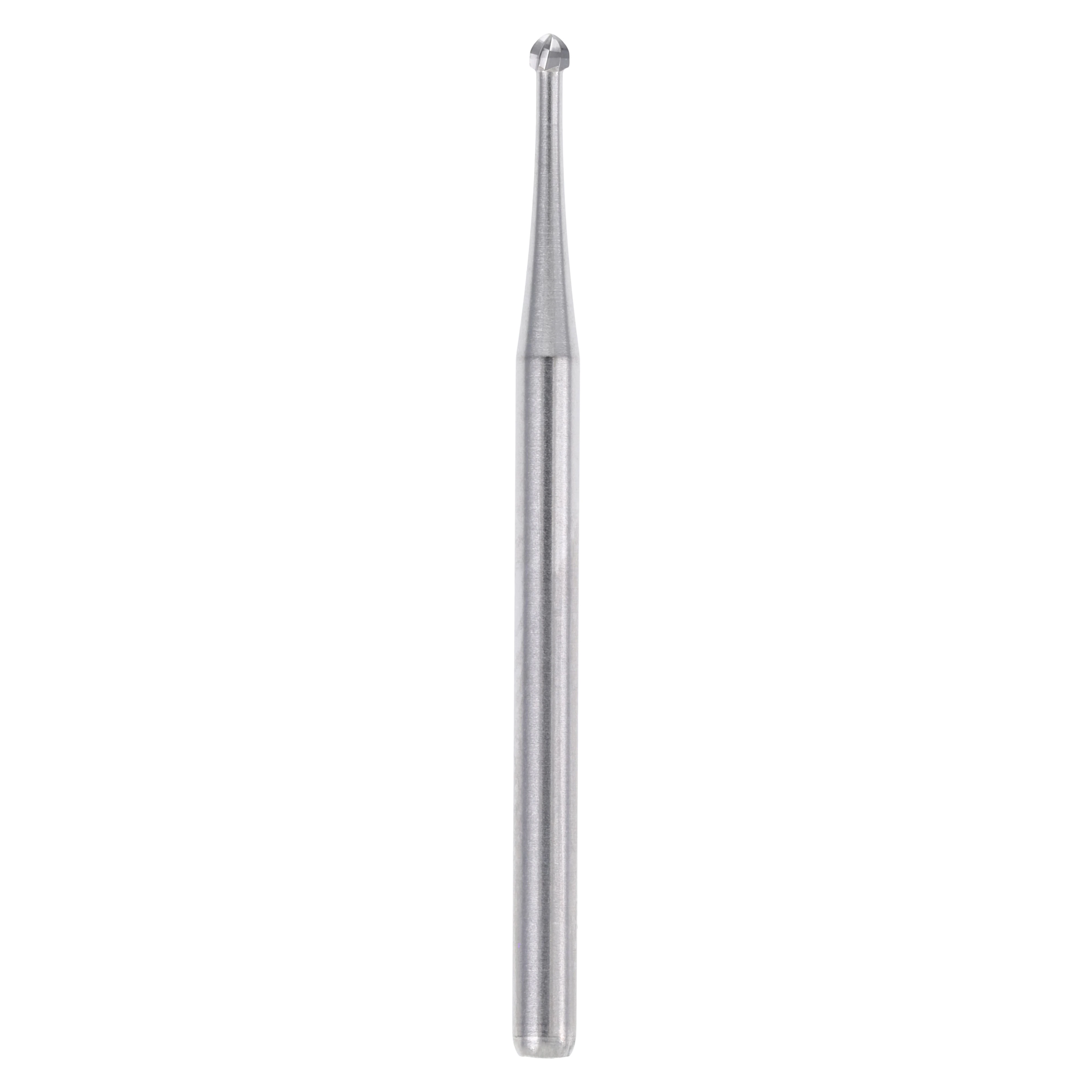 Meisinger FG Sterile-Packed Carbide Bur, #2XL (Extra Long/Surgical, Round, 1.0 mm Head, Friction Grip, 25/Pk, HM1-010 SU)