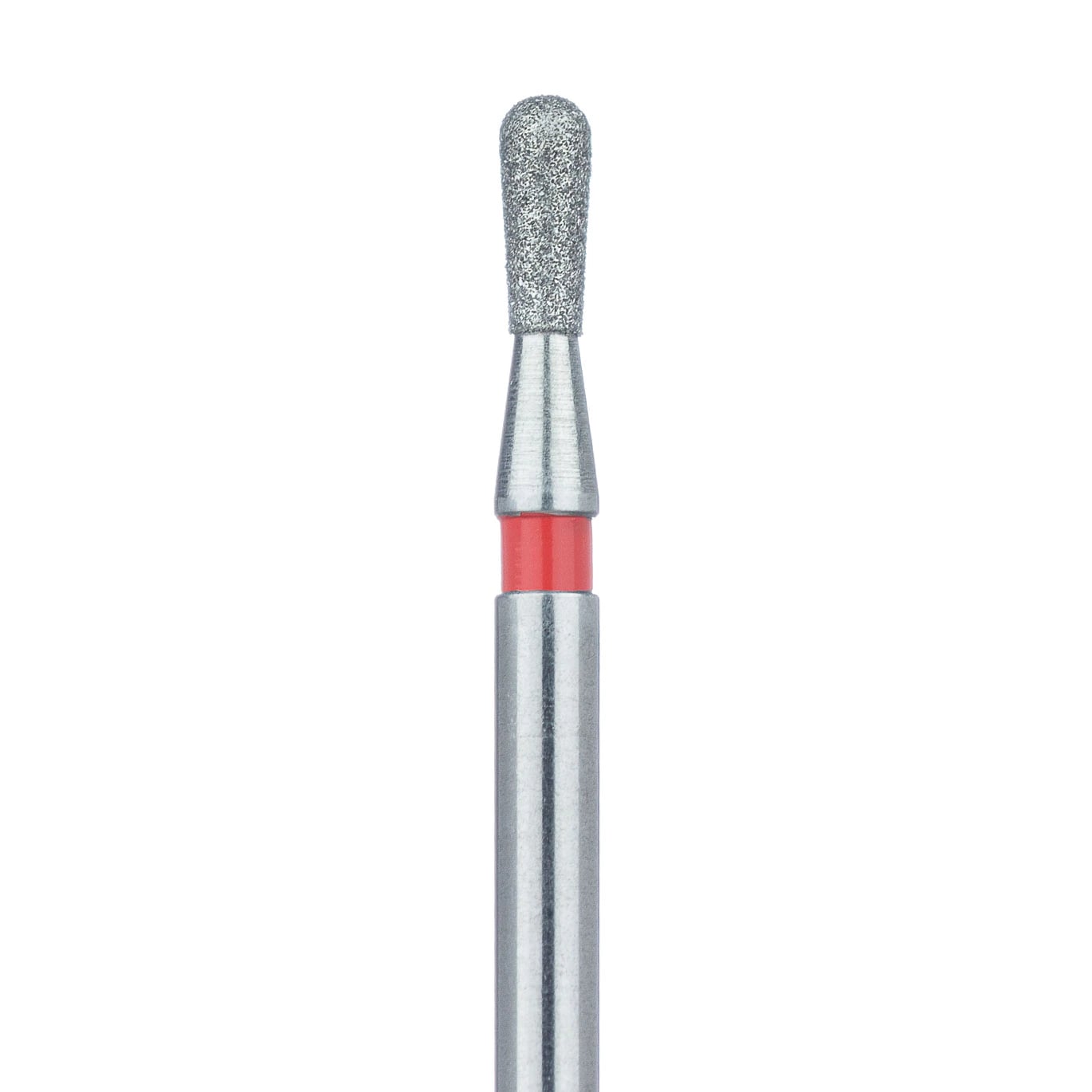 Meisinger 809RF-014-FG Fine Diamond Bur, Round End Pear, 1.4mm, Friction Grip, 5/Pack