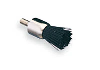 Young Dental Standard Prophy Brush, Flat, Screw Type, Firm Black Bristles, 144/Pk, 090101