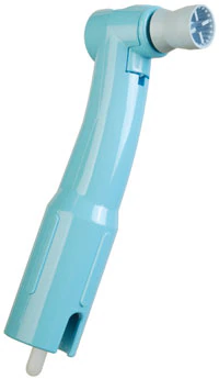 Young Contra Petite Web LF Disposable Prophy Angle, Firm Blue Webbed Cup, Latex-Free, 1200/Pk, 154712