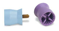 Young Dental Petite Web LF Prophy Cup, Firm, Light Blue, Screw Type, Short, Latex-Free, 144/Bx, 054701