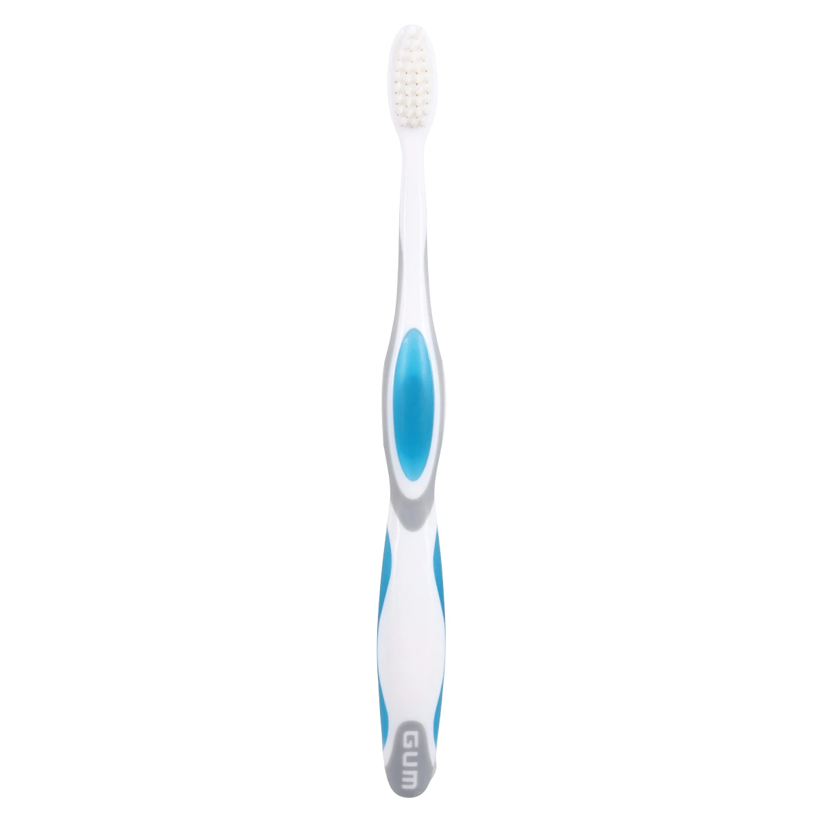 GUM Summit+ Sensitive Compact Head Toothbrush, Assorted Colors, 12/Box, 509P
