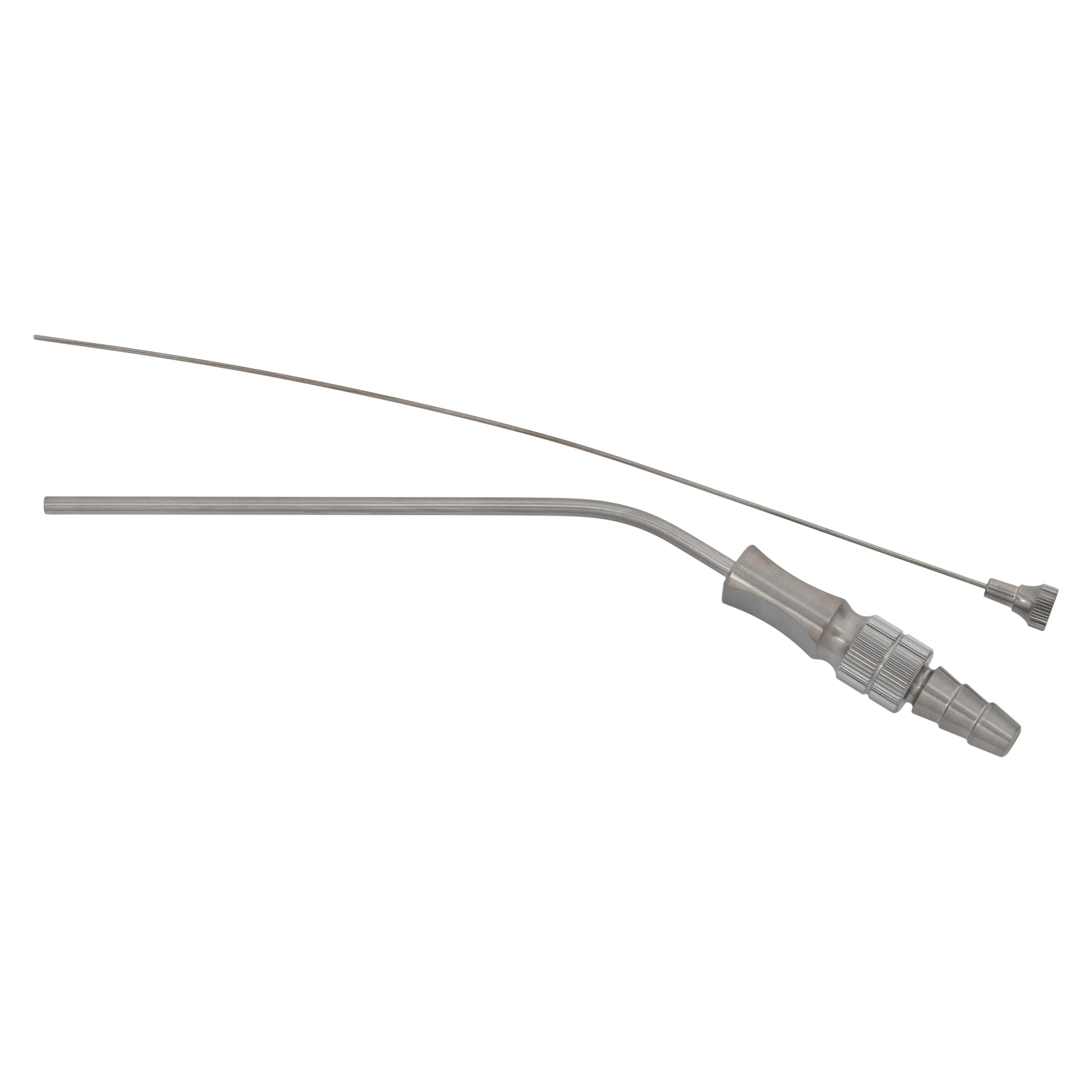 Integra Miltex Frazier Suction Tube 10FR, 145° Angle, Stainless Steel, 187.5mm, Autoclavable, 19-575
