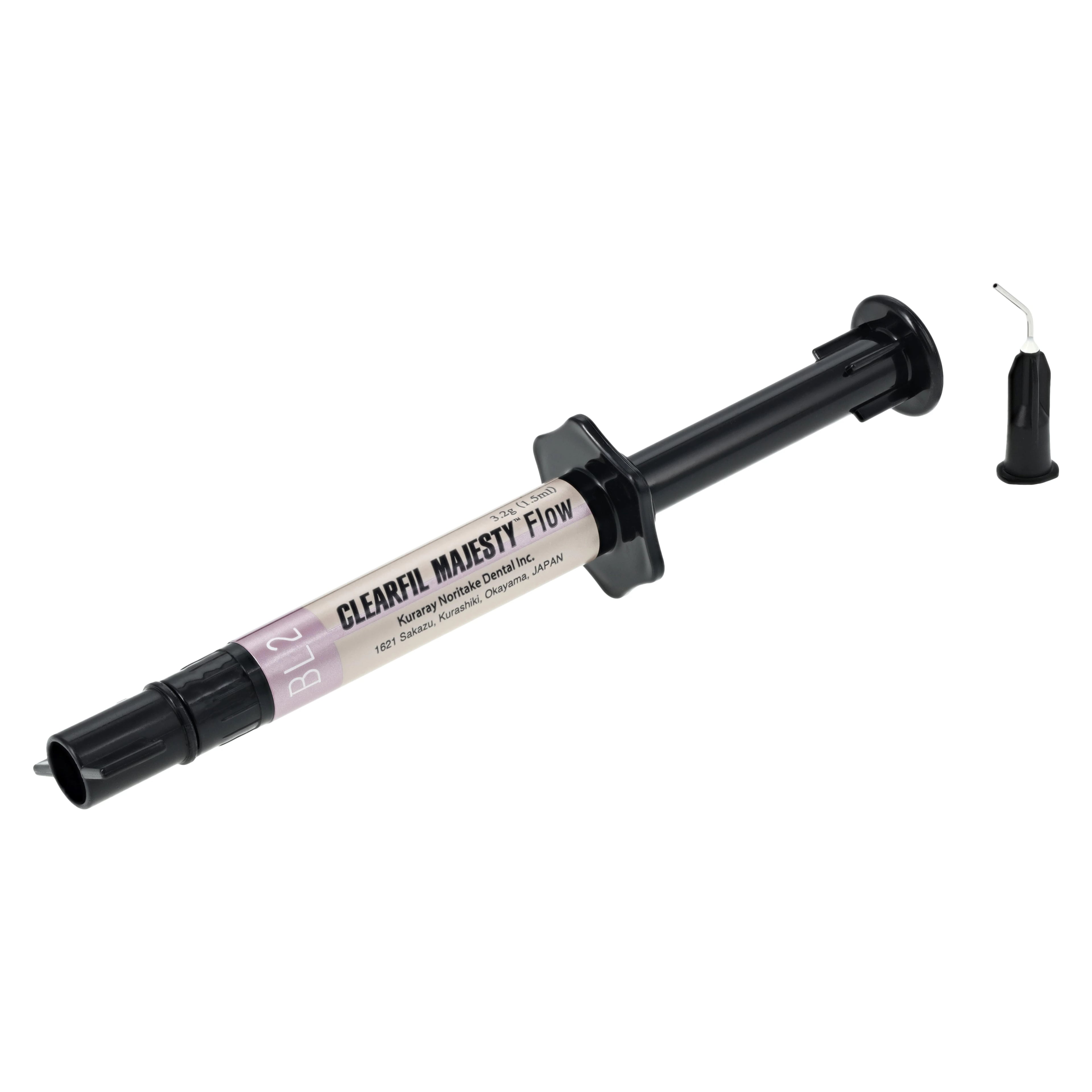 Clearfil Majesty Flow Flowable Composite Resin, Shade BL2, 3.2 g Syringe Refill with Tips, 2635KA