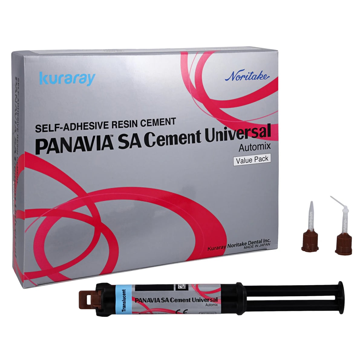 Panavia SA Cement Universal Automix Value Pack, Translucent, 3 x 4.6 mL Syringes, 4211KA