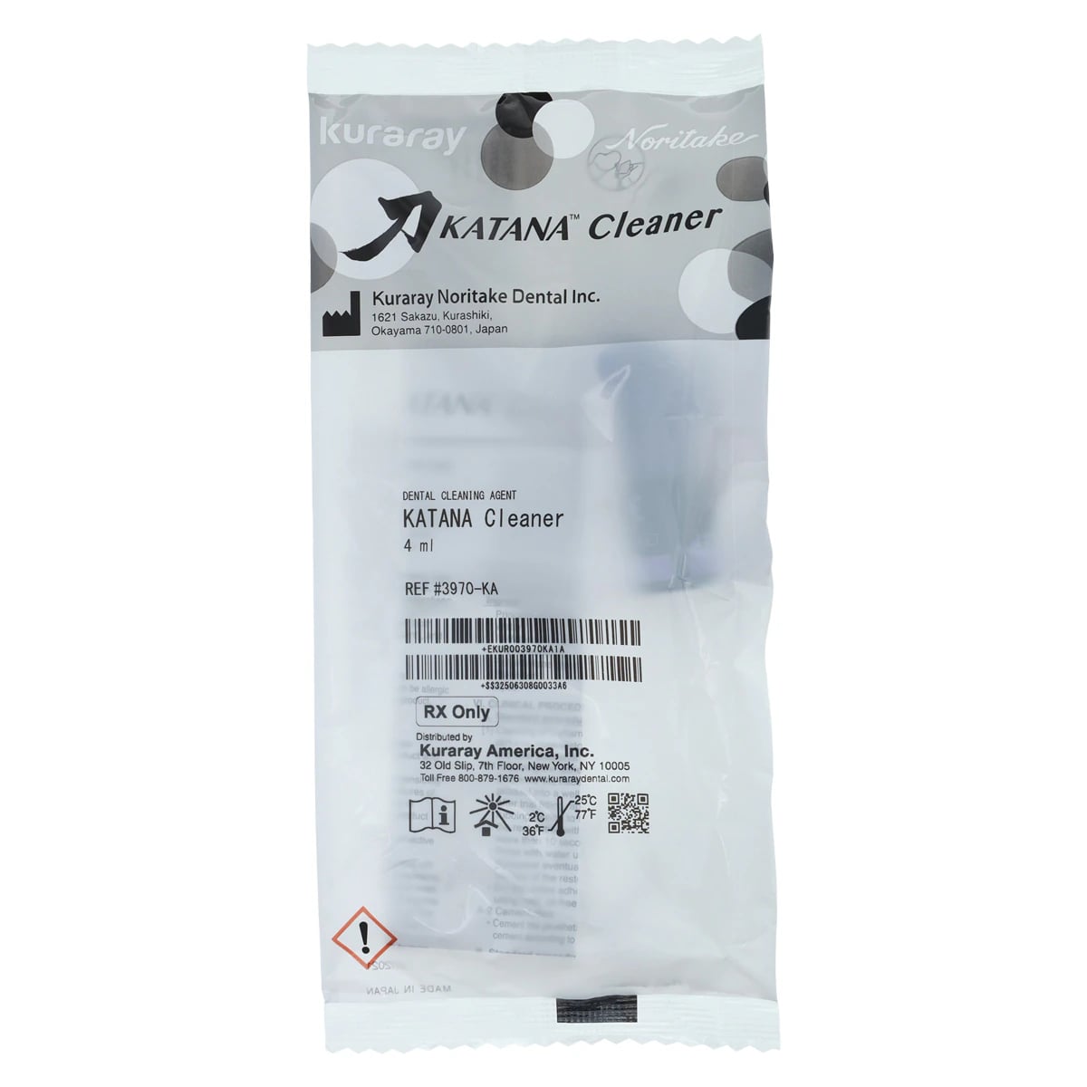 KATANA Cleaner Universal Dental Cleaning Agent, 4 mL Bottle, 3970-KA
