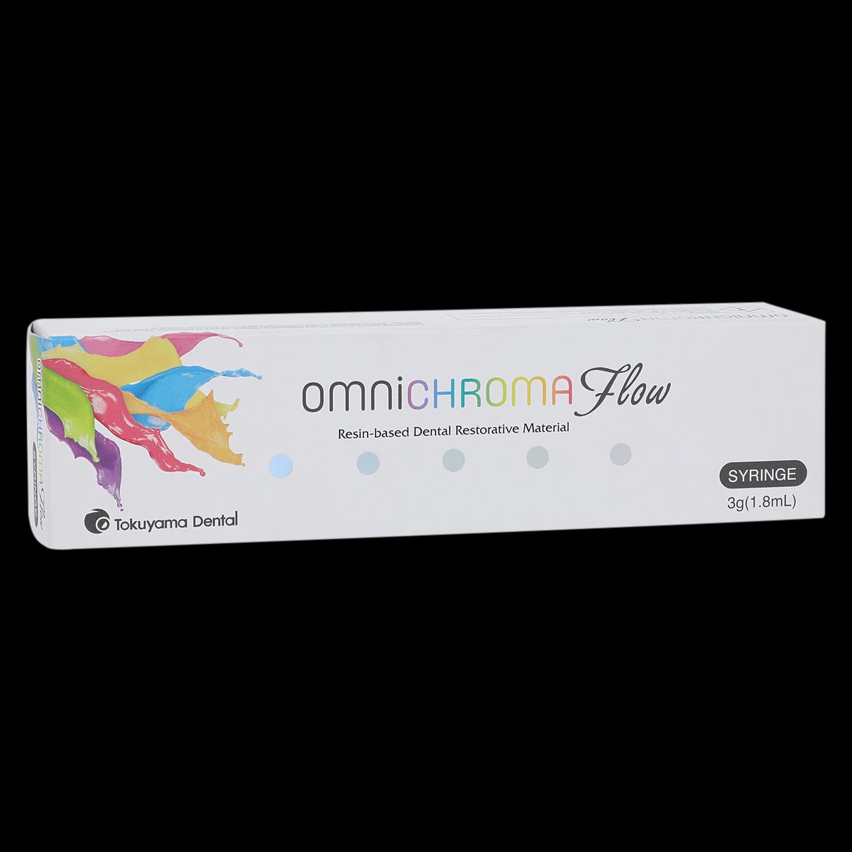 Tokuyama Omnichroma Flow Flowable Composite, Light-Cure, Syringe Refill, 3 g/1.8 mL, 1/Pk, 10220