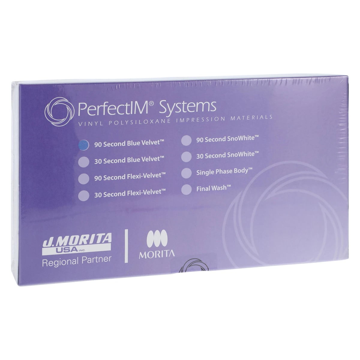 PerfectIM VPS Impression Material, Blue Velvet, 90 Second Set, 50 ml Cartridge Kit, 3/Pk, 21-300550