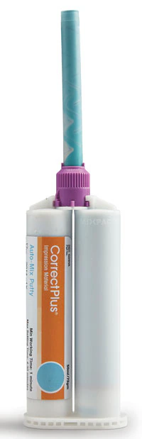 Correct Plus Berry Auto Mix Putty Hydrophilic VPS Impression Material, 50 ml Cartridges, Regular Set, 32/Pk, Q34HAC