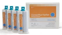 Correct Plus Fast Set Hydrophilic VPS Impression Material, Universal Body, 50 mL Cartridges, 32/Pack, Q36BB