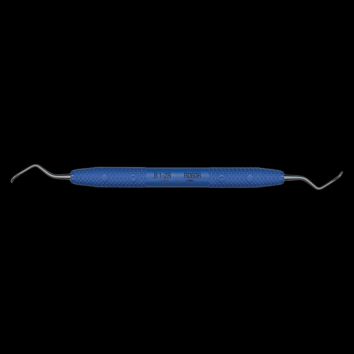 PDT Cruise Barnhart 1-2 Rigid Universal Curette, Nautical Blue, 6.5" (R060R)