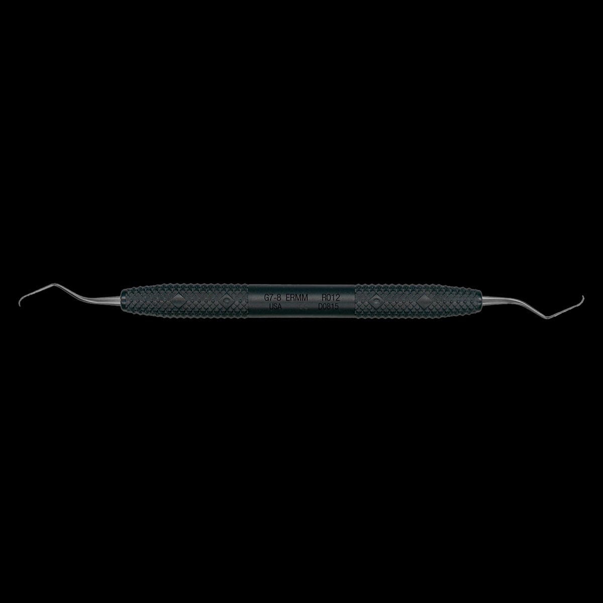 PDT Amazing Gracey 7-8 Extended Reach Micro Mini Curette, Double-Ended, Orca Black Handle, R012