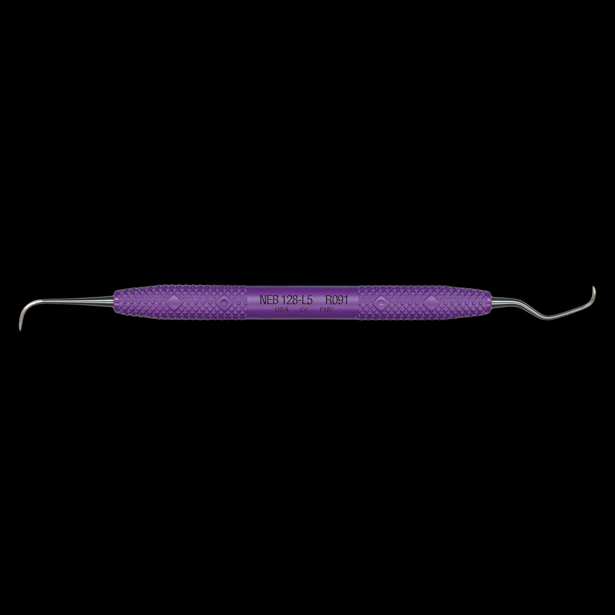 PDT Cruise Anterior Scaler, Nebraska 128/L5 Double-Ended, Purple Resin Handle, 1/Pk, R091