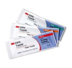 3M (Solventum) Vanish 5% Sodium Fluoride White Varnish, Assorted Flavors (Cherry, Melon, Mint), 0.5 mL Unit Dose, 1000/Pk, 12151X