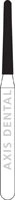 NTI Diamond Bur, Round End Taper, Medium Grit, Friction Grip Short Shank, #856-012M, 1.2 mm x 8.0 mm, 5/Pack