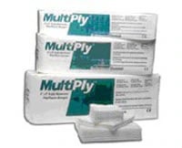 Richmond MultiPly Non-Woven Sponges, 3" x 3", 8-Ply, Rayon/Polyester, Non-Sterile, 2500/Cs, 300638