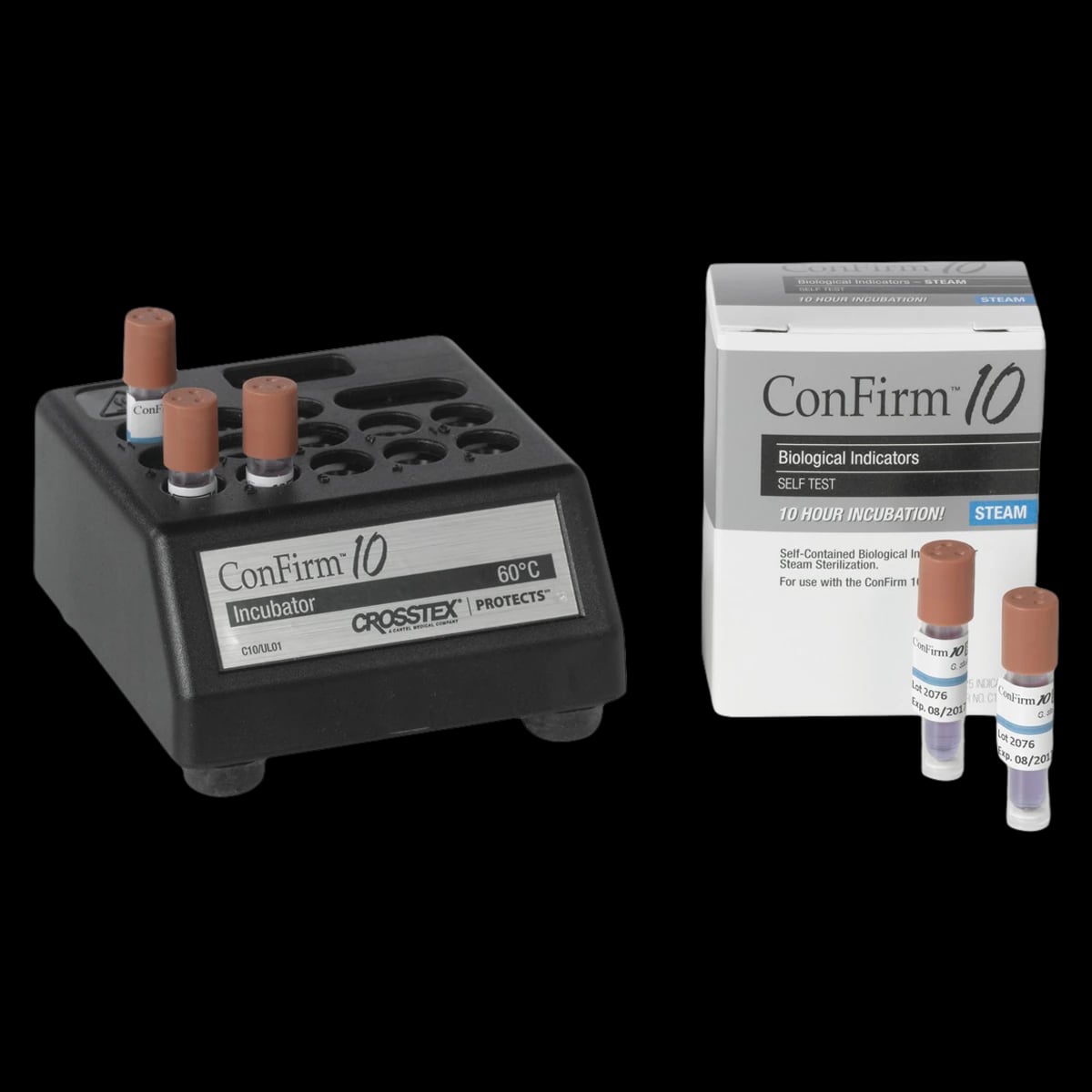 ConFirm 10 In-Office Biological Monitoring System Starter Kit, 10-Hour Steam Incubator, C10SK