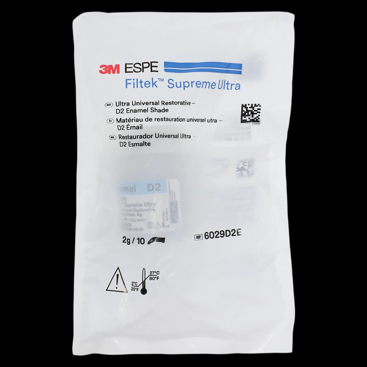 3M Filtek Supreme Ultra Universal Restorative Capsules, D2 Enamel, 0.2 g, 10/Pk, 6029D2E