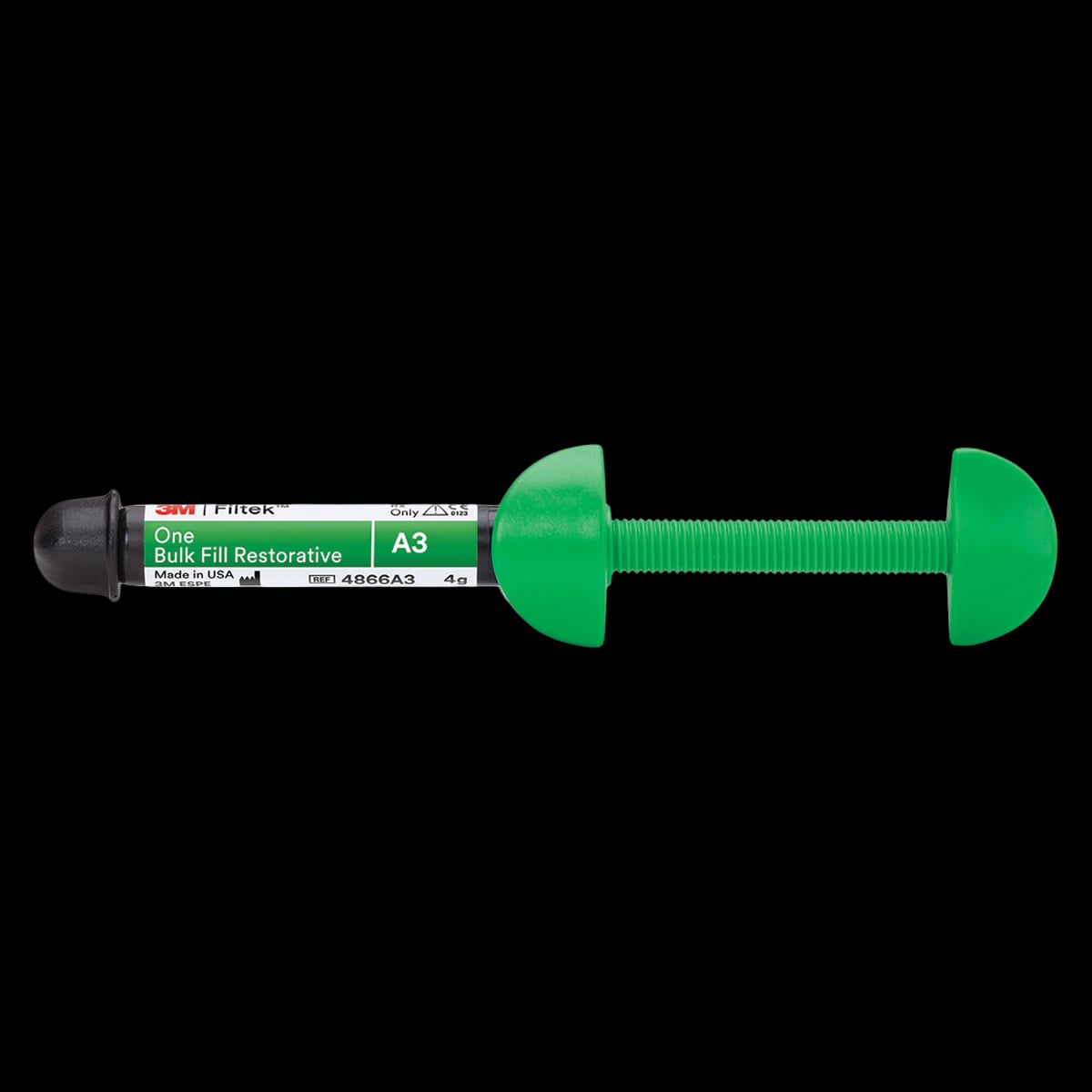 3M Filtek One Bulk Fill Restorative Syringe Refill, 4 g, A3, 1/Pk, 4866A3