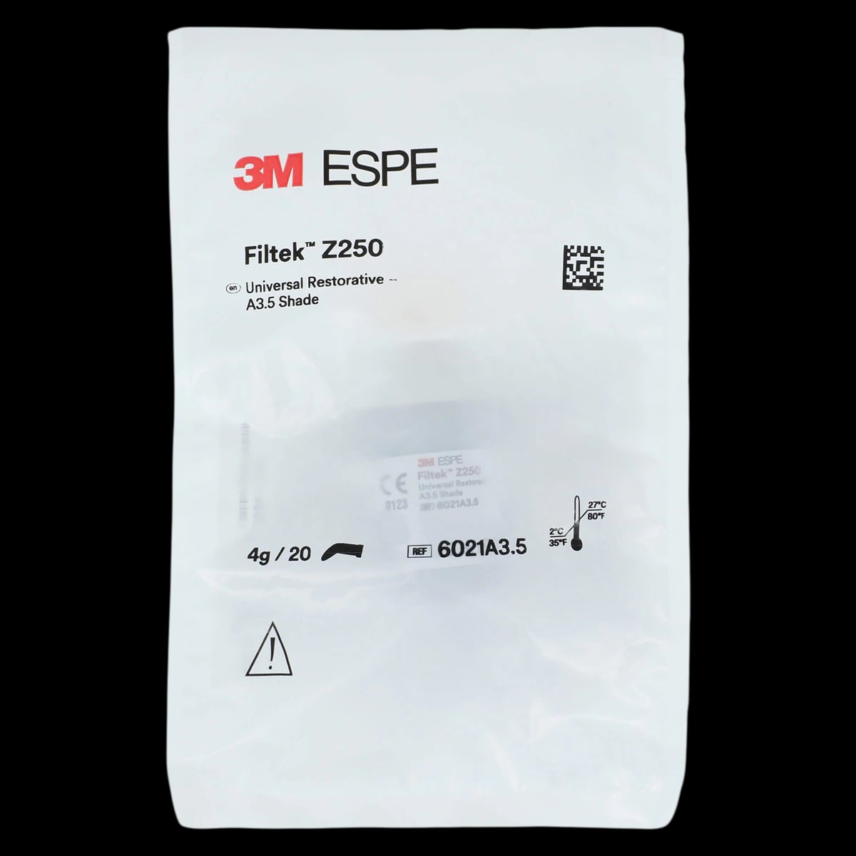 3M Filtek Z250 Universal Restorative Capsules, A3.5, 0.2 g, 20/Pk, 6021A3.5