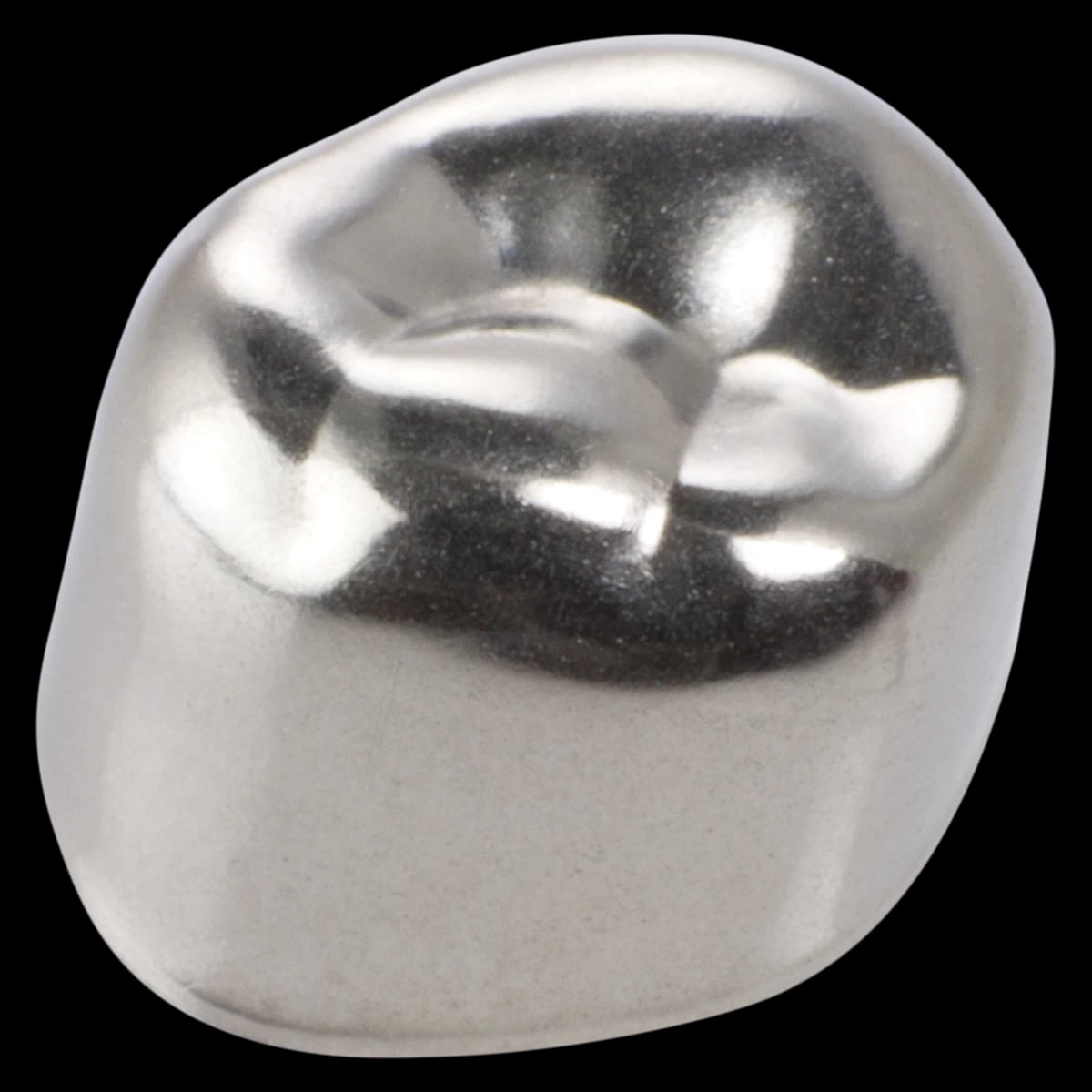 3M Unitek Stainless Steel Primary Molar Crown, Upper Right First Molar, Size 4 (UR4), 5/Box, 900124