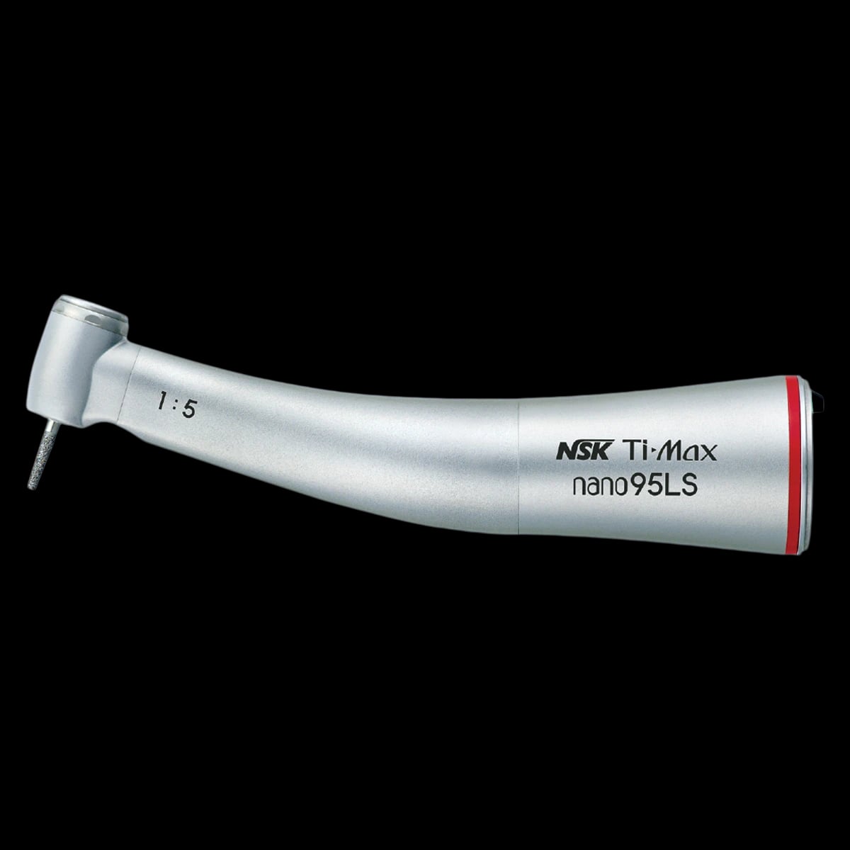 NSK Ti-Max Nano 95LS High Speed Electric Contra Angle Handpiece Attachment, 1:5 Increasing, 200,000 rpm, Compact, C1099