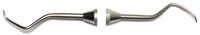StarDental Columbia Curette Double End #4R/4L, Standard Handle, Stainless Steel