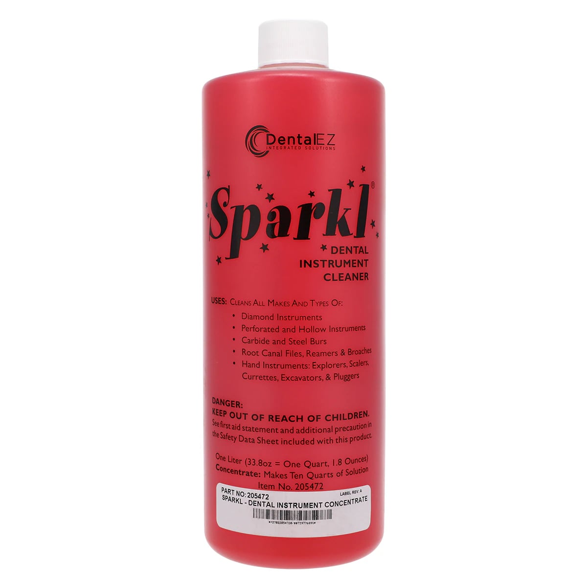 Sparkl Dental Instrument Cleaner Concentrate, 1 Quart Bottle, 205472