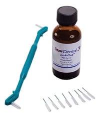 Junk-Out™ High Speed Chuck Cleaner Kit, 1 oz Bottle with Proxabrush Handle and 10 Refills, 263790