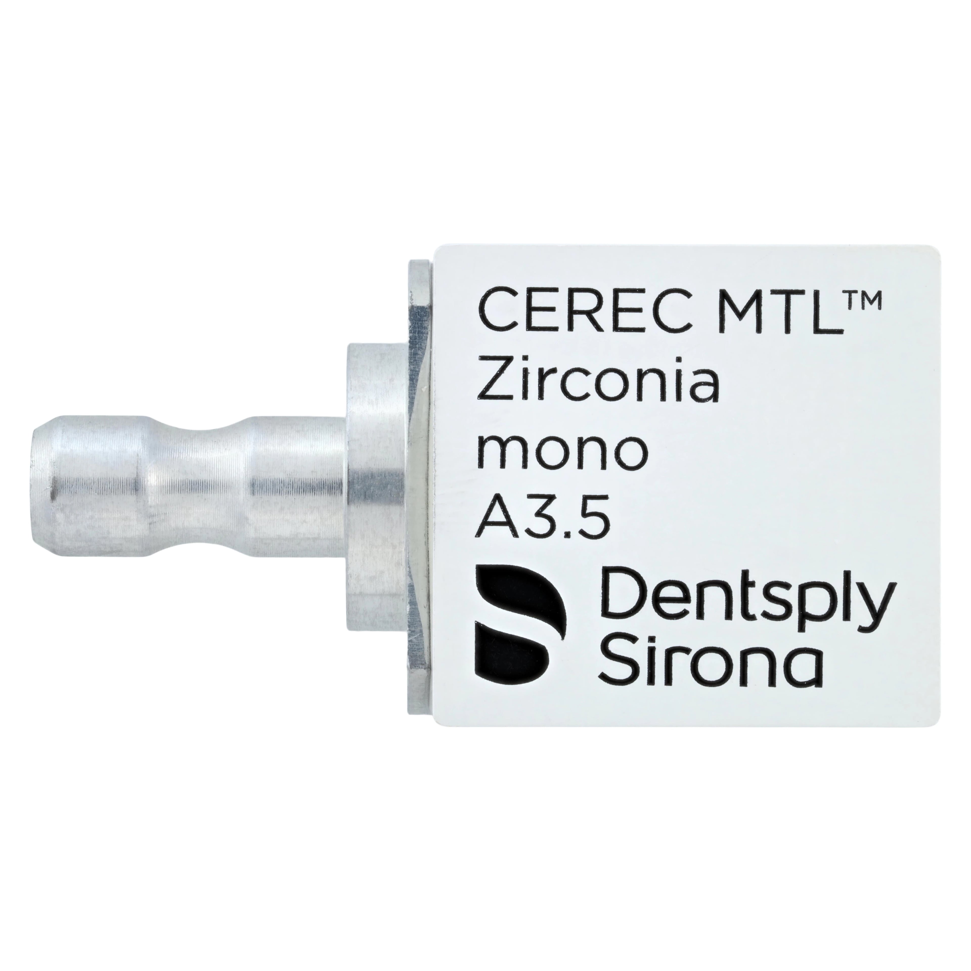 CEREC MTL Zirconia Mono Milling Blocks, Shade A3.5, 4/Box