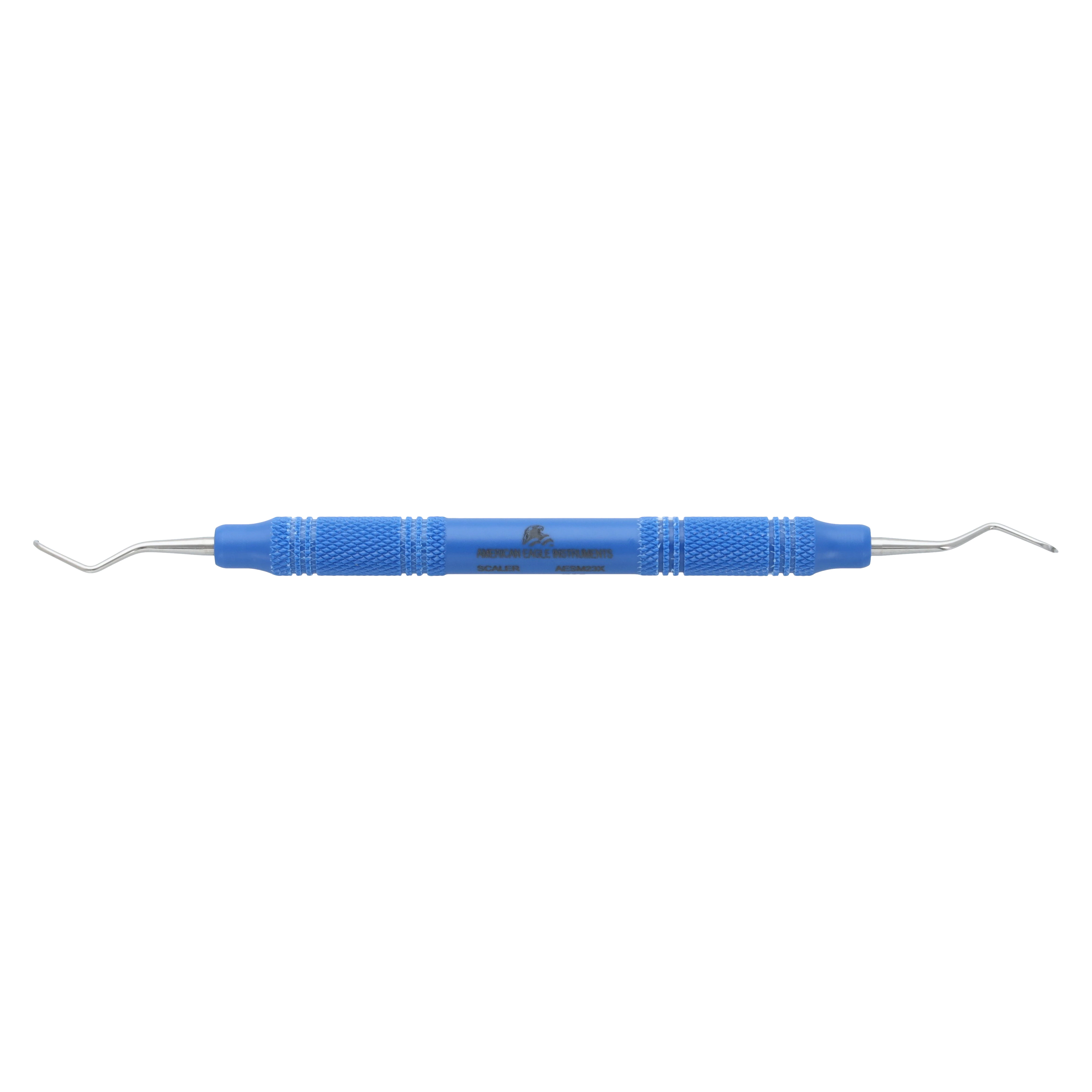 Sickle Scaler, #M23, Posterior, Double End, EagleLite Resin Handle, 3/8", Blue, AESM23X, 1/Pk