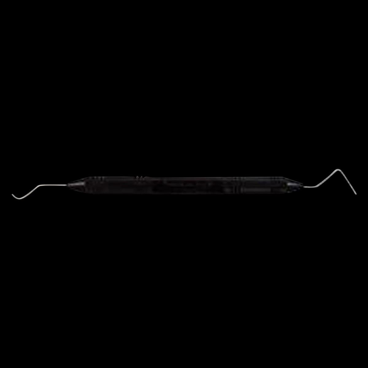 American Eagle Explorer/Probe 23/1, Double-End, Shepherd Hook Explorer & Williams 1 Probe, Black EagleLite Resin Handle, 3/8", AEEP23/1BX