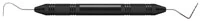 American Eagle Explorer/Probe #23/1, Double-Ended, Black, Stainless Steel, AEEP23/1B, 1/Pk