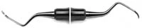 American Eagle Universal Curette, Columbia #4L/4R, Double End, EagleLite Resin Handle, Red, AECC4L-4RX, 1/Pk