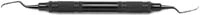American Eagle Columbia 2L-2R Universal Curette, Double End, 3/8" EagleLite Resin Handle, Orange, AECC2L-2RX