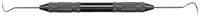 American Eagle #2 Pigtail Double-Ended Explorer, Stainless Steel Standard Handle, 7/32 in, 1/Pk, AEEXP2