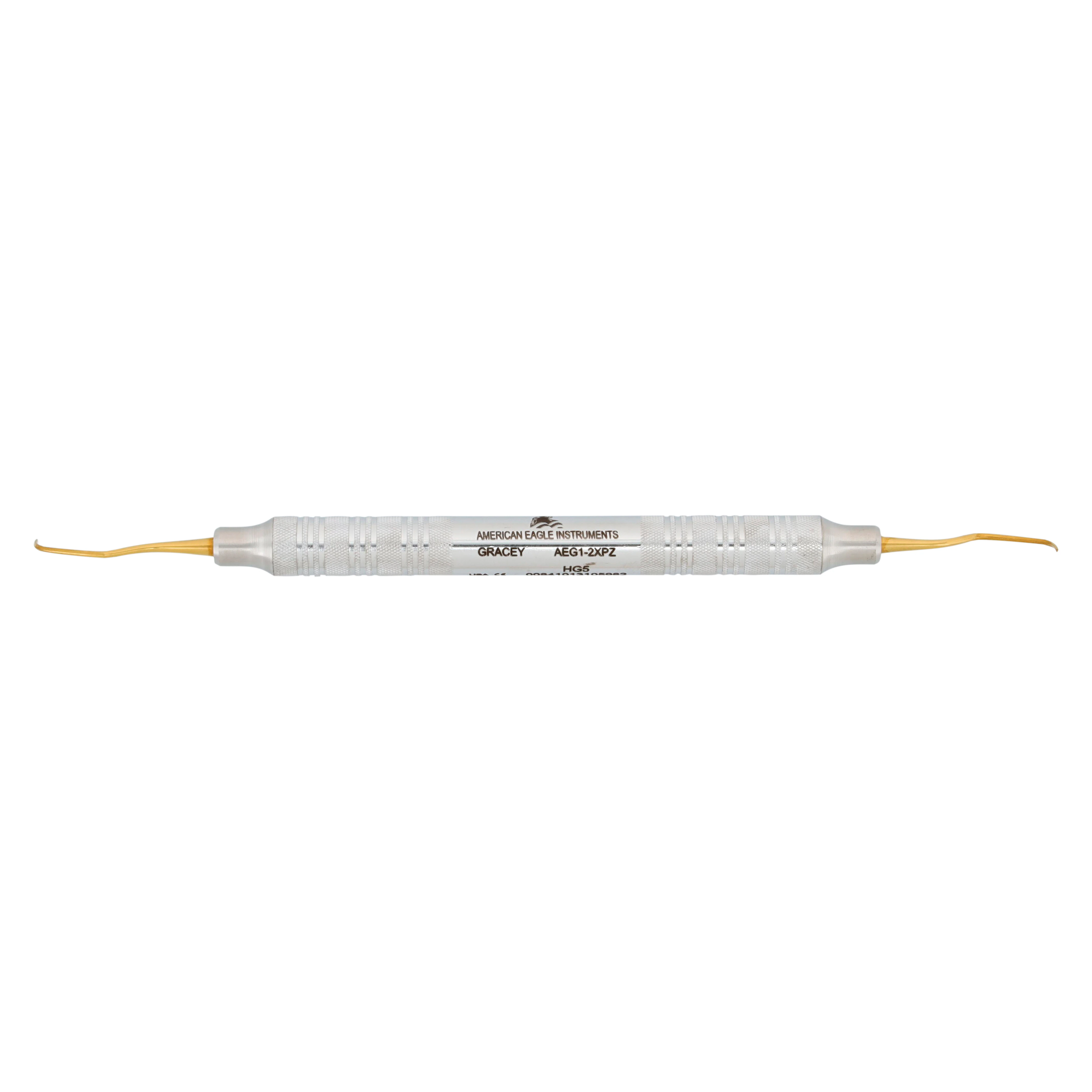 Standard Gracey Curette, XP, #1-2, Anterior, EagleLite Stainless Steel Handle, 3/8", Double End, AEG1-2XPZ, 1/Pk