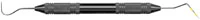American Eagle Explorer/Probe, Double-End, #23 Marquis/12 Shepherd's Hook, Standard 7/32" Handle, Yellow, 1/Pk, AEEP23/12Y